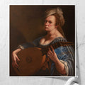 Self-Portrait as a Lute Player
